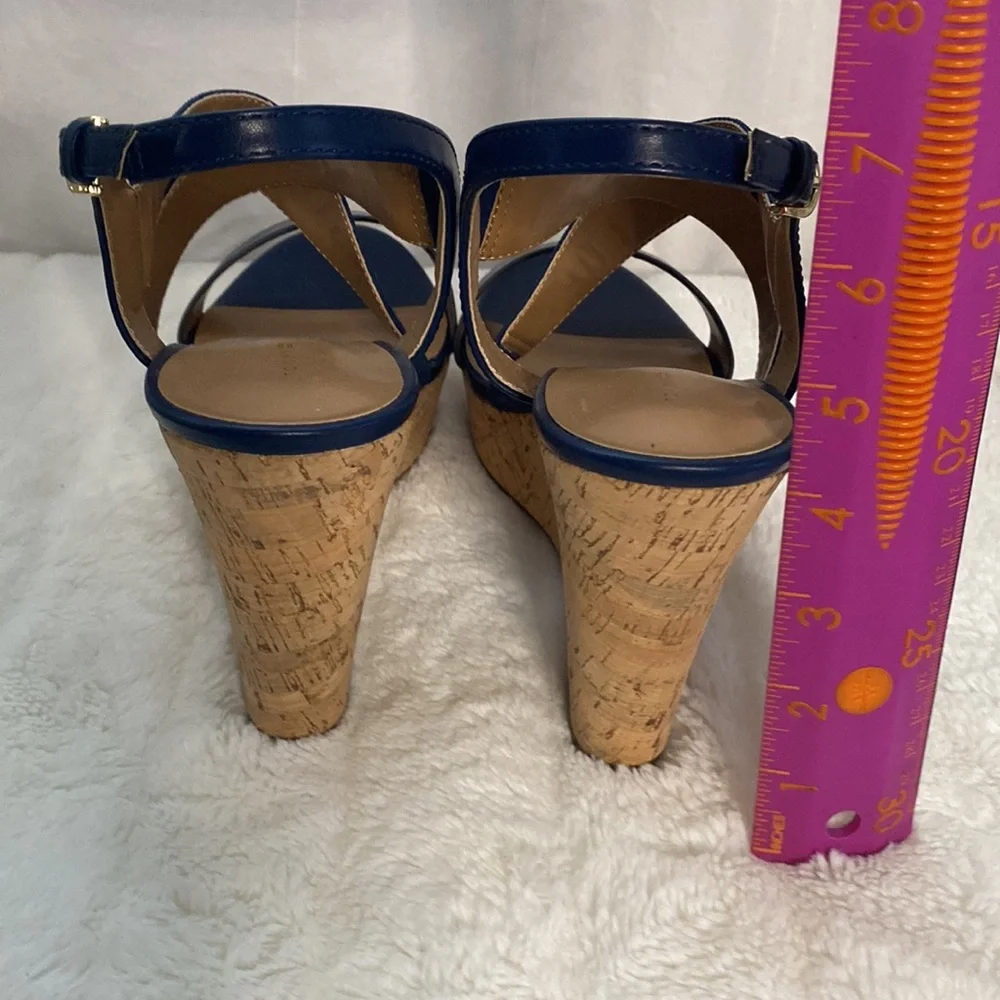 Tommy Hilfiger Kezno Cork Wedge Heel Sandals Size 10M NWOT. - Picture 8 of 10